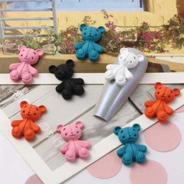 Nail Art Decorations Manicure Jewellery Cute Bear Cartoon DIY Decoration 3D Ornaments Accessories Biscuit