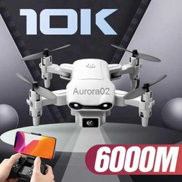 Drones V9 Mini Drone 10K Dual Camera HD Wide Angle WIFI FPV 6000M Aerial Photography Helicopter Foldable Quadcopter Toy Gift YQ240217