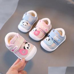 First Walkers Baby Cotton Shoes Winter Boys And Girls 1-2 Years Old 3 Warm Walking With P Thickened Calling Shoe Drop Delivery Kids Ma Otf5V