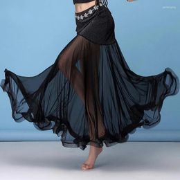 Stage Wear Adult Women Belly Dance Costume Lady Bellydance Skirt Mesh Fishtail Long Sexy Dress Bellydancing Performance Dancewear