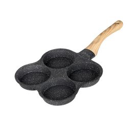 Pans Kitchen Four-Hole Non-Stick Omelette Pancakes Ham Eggs Frying Pan Cooking Tool For Home El And Restaurant Drop Delivery Garden Dini Otkey