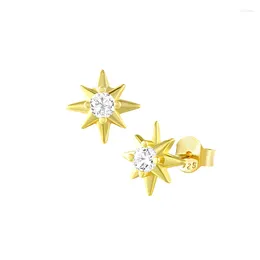 Stud Earrings Simple Sun Starfish Zircon Studs For Women Fashion Jewelry Bohemia Piercing Pendiente Ins Same Earring Party Gifts
