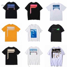 Offs White t Shirt Mens Womens T-shirts Loose Tees Tops Man Casual Luxurys Clothing Shorts Sleeve Tshirts G4sk# 1HP4 1HP4 NBWV