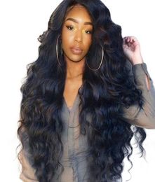 250 Density 13x6 Body Wave Lace Front Human Hair Wigs Pre Plucked With Baby Hair Glueless 360 Lace Frontal Wig1143344