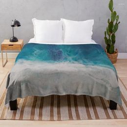 Blankets Blue Waters By Ruby Marr Throw Blanket Thermals For Travel Luxury Hairys