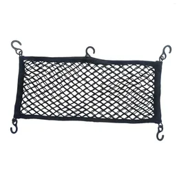 Car Organiser Folding Trolley Carts Net Elastic With 5 Hooks Outdoor Utility Cargo Waggon For Cxxfeeding Bottles Toys And Snacks