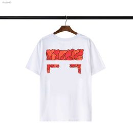 Offs White t Shirt Mens T-shirts Loose Tees Tops Man Casual Womens Clothing Shorts Sleeve Tshirts306k ALBW