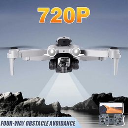 Drones New K9 Pro Drone720P HD Aerial Photography Dual Camera Professional Wide Angle Optical Flow Positioning Quadcopter Aeroplane Toys YQ240217