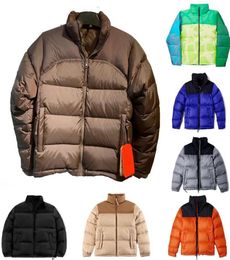 Mens brown Puffer jacket Down jackets Parkas Designer coat zipper Black Hooded Veste Womens letter print Winter ski short Outerwea7356174