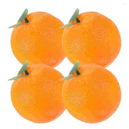 Party Decoration Simulated Orange Artificial Model Fruits Prop Oranges Home Decor Po Fake Models Imitation Simulation Ornament