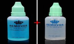 2Bottle Adhesive Remover for Skin Tape Hair 1 30ml Remover for Melt Glue4216733