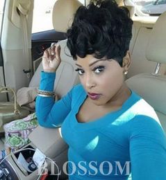 Human hair Short Curly Wigs for Black Women Cheap Full Lace Brazilian Pixie Cut Indian Human Hair 100 Human Hair Wigs African Ame1082641