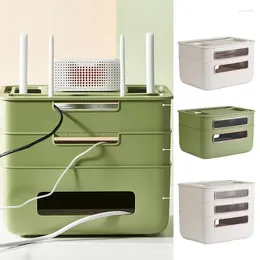 Hooks WiFi Router Storage Rack Multi Use Organizer For Socket Plug Wireless Cable 2 Colors Management Box Wire Hider