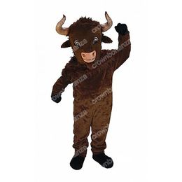 New style BISON Mascot Costumes Halloween Cartoon Character Outfit Suit Xmas Outdoor Party Outfit Unisex Promotional Advertising Clothings