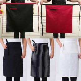 Aprons Chef apron special kitchen mens hotel restaurant back kitchen half-length short apron household cleaning