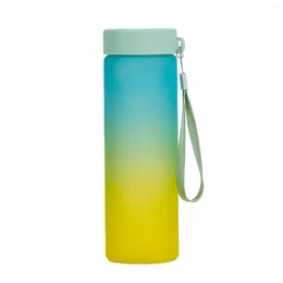 Water Bottles 600ml Sports Bottle Leakpro Reusable BPA Free For Office Gym Outdoor