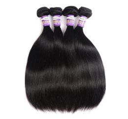 Mongolian Silky Straight Virgin Hair 3 or 4 Bundles 9a Natural Black Straight Cheap Mongolian Remy Human Hair Weave Extensions 10 4394044