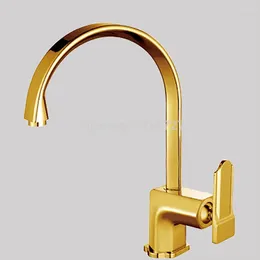 Kitchen Faucets Vidric 5 Year Warranty High Quality Solid Brass Arrival Patent Design Style Single Hole Handle Sink Mixe