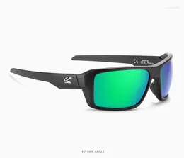 Sunglasses Mirrored Green Lens Polarized Men Brand Designer Women Driving Fishing Sun Glasses UV400 Protection