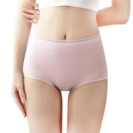 Women's Panties High Waist Briefs Belly Lifting Hip Breathable Elastic Intimates Women Knickers Back Coverage Femme Bragas