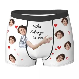 Underpants Personalize Boxer With Face Custom Po Man's Underwear Gift For Man Boyfriend Anniversary/Birthday/Wedding Gifts