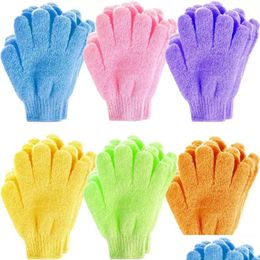 Bath Brushes Sponges Scrubbers Moisturising Spa Skin Care Cloth Glove Brushes Exfoliating Gloves Face Body Bathes Mitten Ss1121 2 Dh4Lh