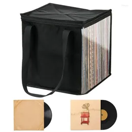 Storage Bags For Records Universal Collapsible Fabric Boxes With Lids Moving Office Closet Home