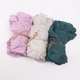Blankets Baby Receiving Blanket Born Soft Cotton Swaddle Wrap Bath Towel Infant Stroller Cover Bedding 85x65cm