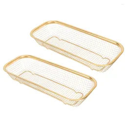 Kitchen Storage 2 Pcs Chopstick Rest Tableware Basket Clothes Drying Rack 201 Stainless Steel Cutlery Cabinet