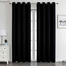 Curtain 1Pc Simple Curtains for Living Room High Shaing Curtain 90% for Blackout Bedroom Curtain Thick Blinds Drapes Door Home Decor