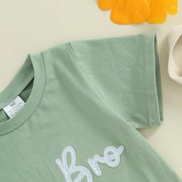 Clothing Sets Baby And Toddler Girl Boy Big Sister Little Brother Matching Outfits Romper T Shirt Shorts Summer Clothes