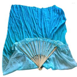Stage Wear Belly Dance Fan Rayon/ Silk Veil 1pc Left Hand Right Sells High Quality Gradient Colour