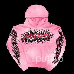 Mens Sweatshirts Y2k Hoodie Sweatshirt Hip Hop Bet Graphic Print Pink Oversized Hooded Men Women Harajuku Gothic Tops Streetwear T230731 8UEB