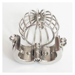 Other Health & Beauty Items Scrotum Separation Fixture Stainless Steel Chastity Devices Restraint 495G Weights Device Spike Ball Stret Dhsix