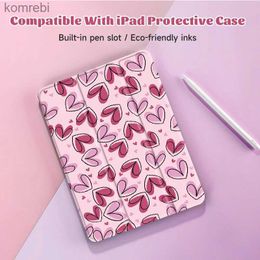 Tablet PC Cases Bags Love Case Compatible With iPad 9.7-Inch (6th/5th Generation 2018/2017)Mini4/5 Air4/5 10.9inWith Pen HolderL240217
