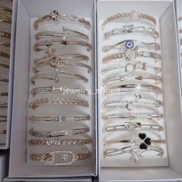 Wholesale Custom Ladies Jewellery 18k Gold Plated Cuff Bracelets Bangles Women Stainless Steel Jewelry
