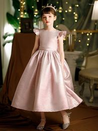 Girl Dresses Princess Pageant Elegant Girls Gown Junior Bridesmaid Flower Dress For Birthday Party Concert First Communion