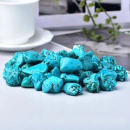 Loose Gemstones 100g Natural Crystal Turquois Stone Tumbled Crushed Healing Jewellery Making Home Decor Or Fish