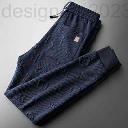 Pantaloni da uomo firmati Abbigliamento firmato Tute Pantaloni moda Nuovo Casual Semplice Trendy Cravatta Piedi Slim Fit Guardia sportiva per uomo Abbigliamento sportivo taglia M-5XL lusso 1OAA