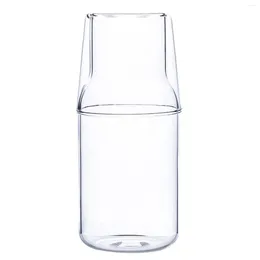 Water Bottles Drink Cup And Pot Set High Quality Borosilicate Glass For Nightstand Buffet Table Bar