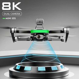 Drones New S5S Mini Drone 4k Profesional 8K HD Camera Obstacle Avoidance Aerial Photography Brushless Foldable Quadcopter 1.2km YQ240217