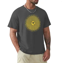 Men's Polos Flat Earth Favorite Map Sun Logo T-shirt Tees Cute Clothes Mens Graphic T-shirts Pack