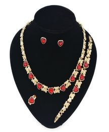 2021 XOXO jewelry set Necklace womens Earings 14K Gold Jewelry Sets for Women Wedding Jewelry earrings for women set6580812