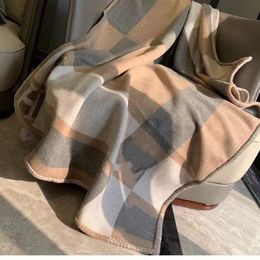 Hot selling 1500g Designer H Blanket Top quailty H Gray Blanket Wool Thick Home Sofa Good Quailty 130&170cm 50&50cm TOP Selling Big Size Wool lot colors