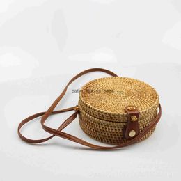 Shoulder Bags straw Bag Women Hand-Woven Handbag Moon Shape Lace Bow Rattan Big Capacity Drstrawing Casual Beach CrossbodyH24217