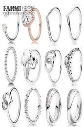 100 Sterling Silver Fashion Shining Zircon Ring Variety Of Styles To Choose Couple Ring Gift Jewellery Factory Outlets4198326