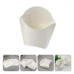Bowls 100Pcs Paper Snack Box French Fires Containers Candy Holder