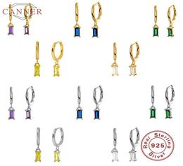 Sterling Silver Hoop Earrings For Women French Bread Colourful Drop Earring Hoops Round Earings Jewelry Pendientes Huggie7468222