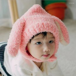 Hats Baby Ears Hat Infant Toddler Autumn Winter Velvet Caps Children Beanie Accessories Pography Props