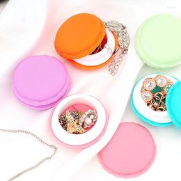 Jewellery Pouches Cute Candy Colour Macaron Mini Storage Box Case Birthday Gift